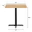 Rectangular Solid Wood Commercial Tabletop with Dining Height X-Base-1832549403-1832549401-1832549396