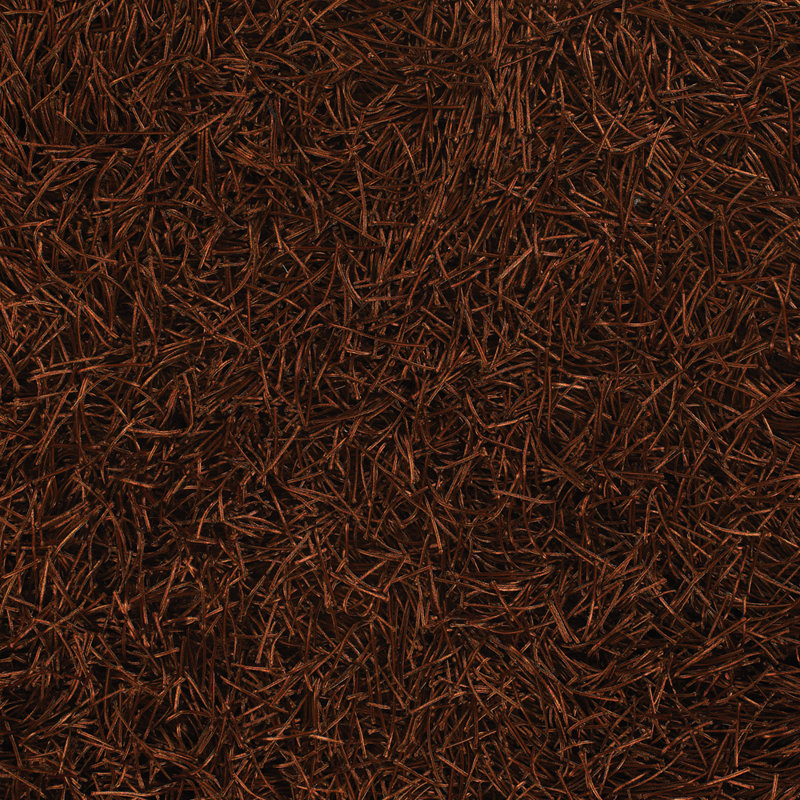 Poligan Shag Rust Area Rug, Rectangle 2' x 3', Rust