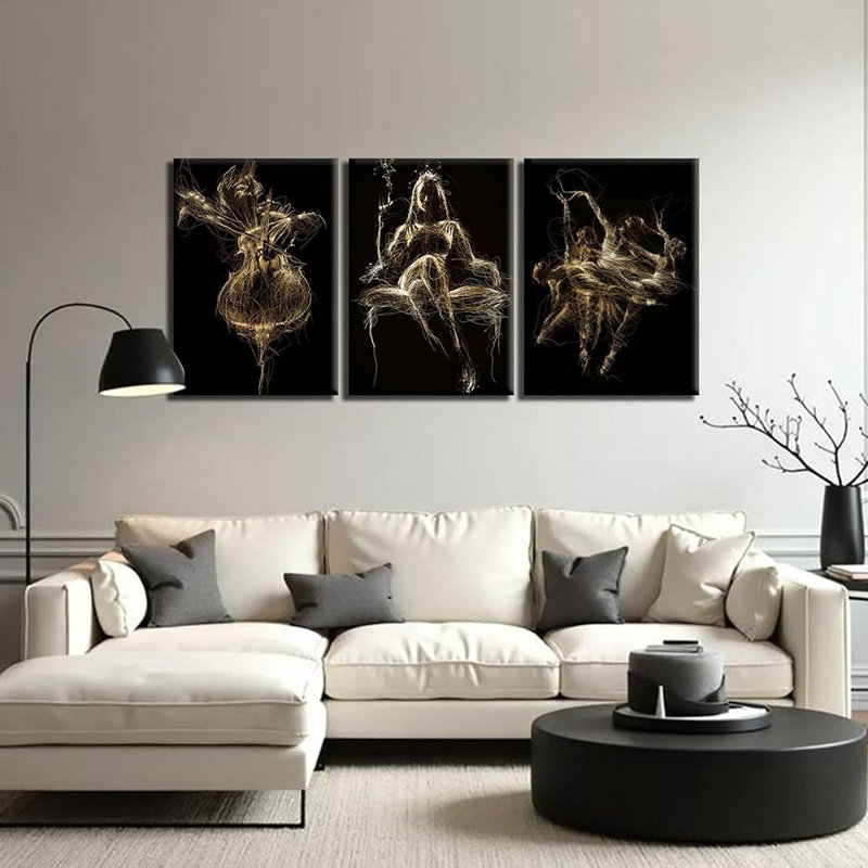 3 Piece Wrapped Canvas Set