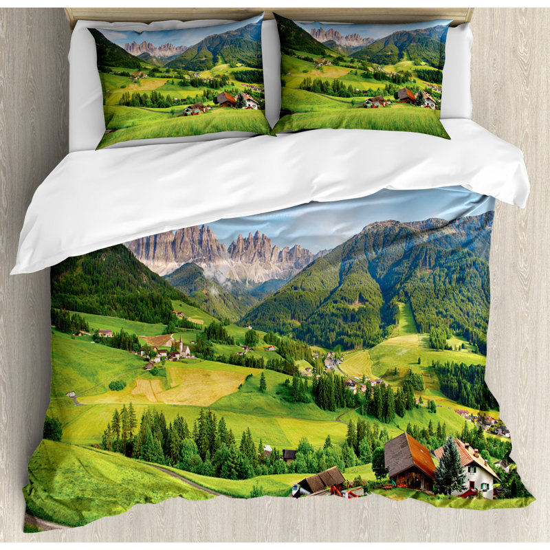 Rustic Polyester Duvet Cover, King Duvet Cover