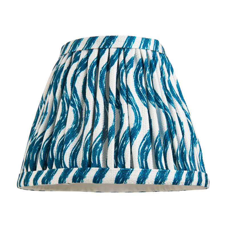 Ripple 16cm Lamp Shade, Blue