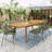 Stackable Patio Dining Chair Breathable PP Material