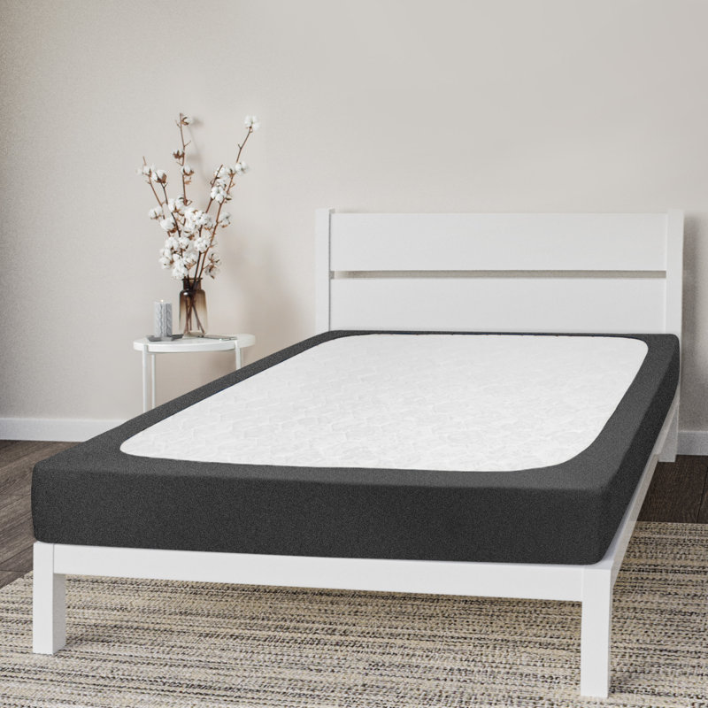 Heather Gray Twin Jersey Knit Box Spring Cover