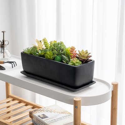 Pot de fleurs d'intérieur 14 po