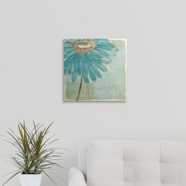 «Spa Daisies III» par Chris Paschke, reproduction d'art, H 35 po x l 35 po x P 1,5 po, Toile