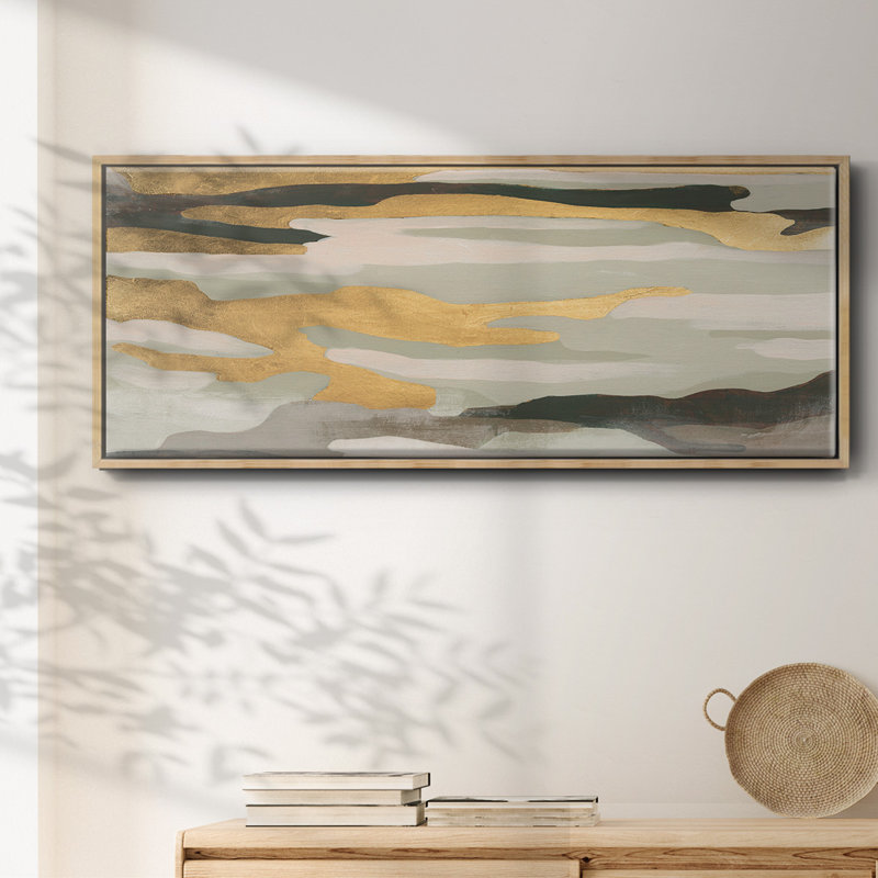 Golden Valley Sands II - toile encadrée, H 8 po x l 20 po