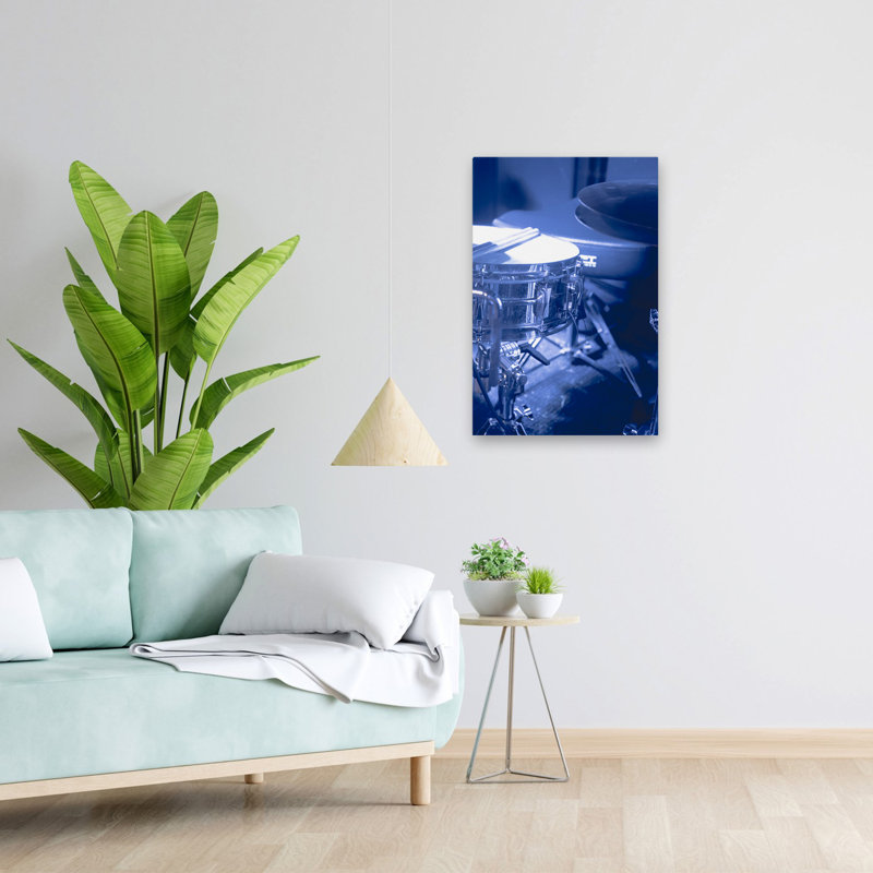 Photographie de paysage urbain moderne avec bâtons de tambour, H 24 po x l 16 po