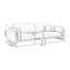 Coussin de canapé modulaire en similicuir noir-2038481148-2038481150