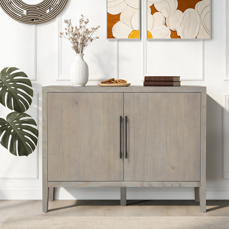 47.25-Inch Farmhouse Sideboard, Gray