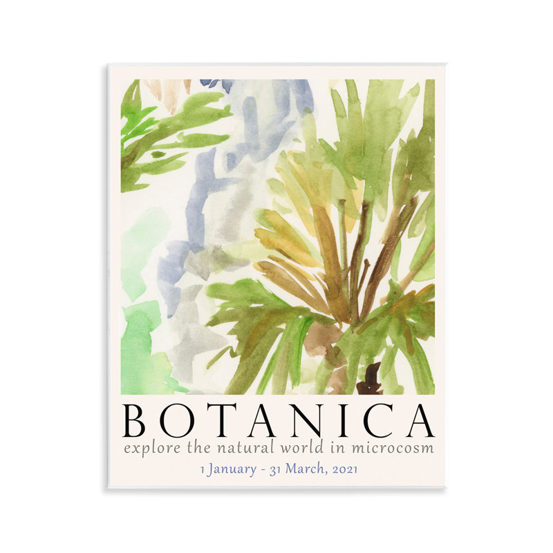  «Botanica Museum», affiche sur bois par June Erica Vess