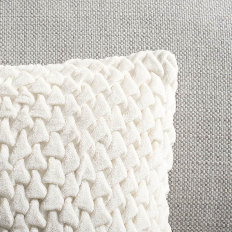 Cotton Throw Pillow, 12" x 20"