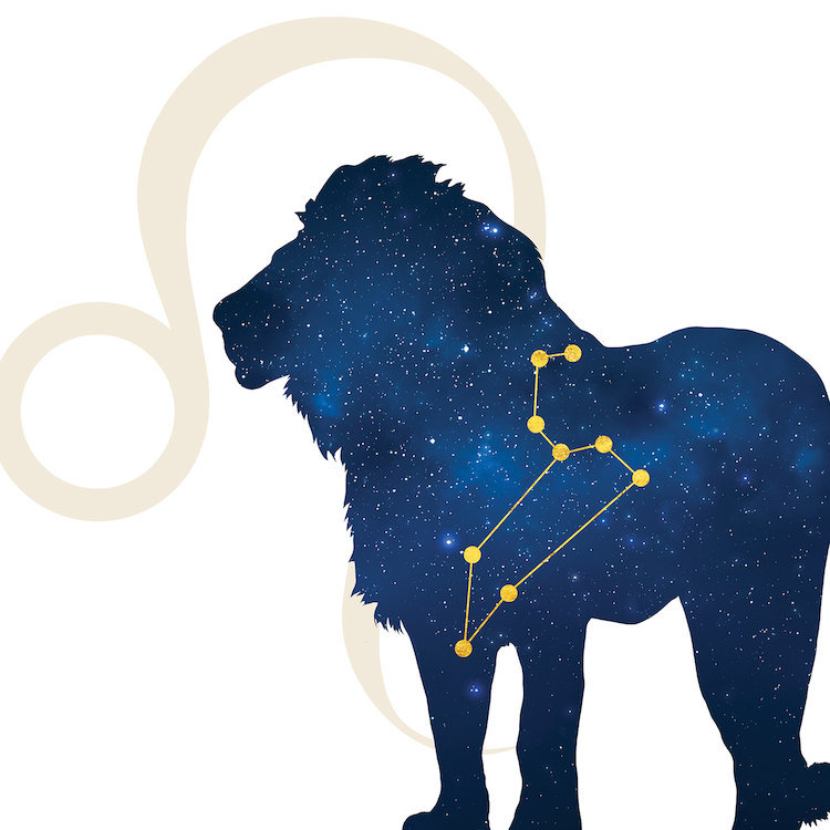 « stars of leo », impression sur toile tendue, H 12 po x l 12 po x P 1,5 po, Toile tendue, Pas de tapis