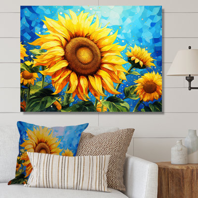 " Sunflowers Salute Golden Radiance "
