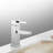 Single-Hole Bathroom Faucet with Drain Assembly-25280718