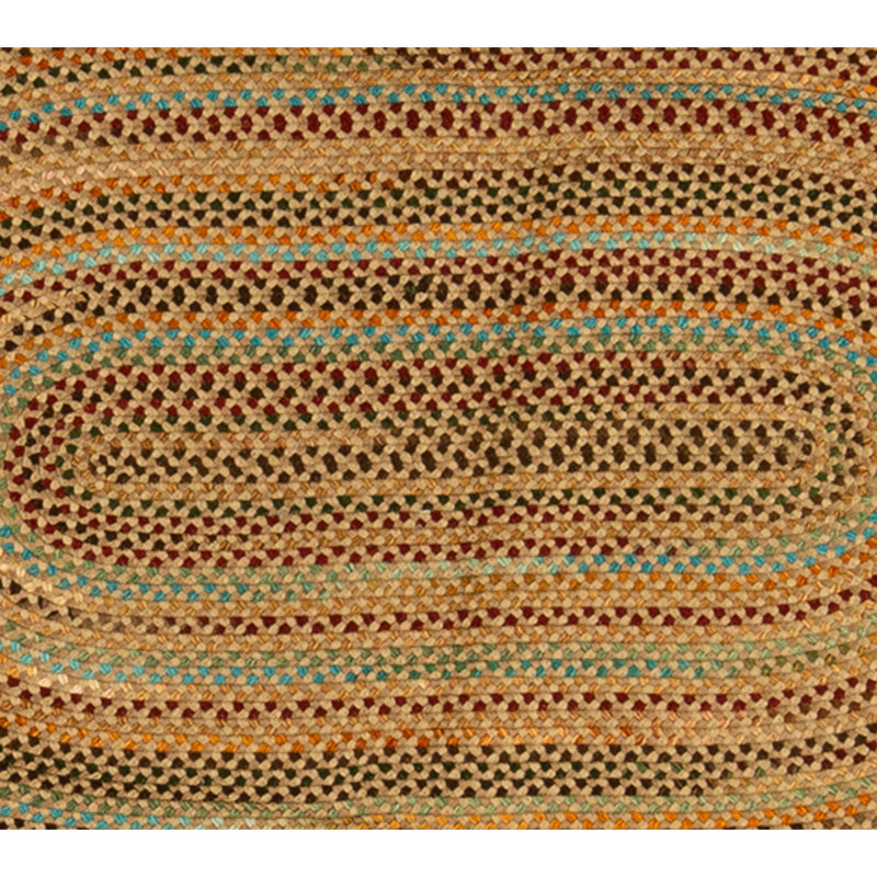 Hand Knotted Wool Area Rug in Tan