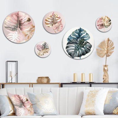 Leaf I - Floral Leaves Metal Wall Décor