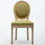 Linen Dining Chairs Set of 2 with soft cushion and sturdy wooden legs-344652150