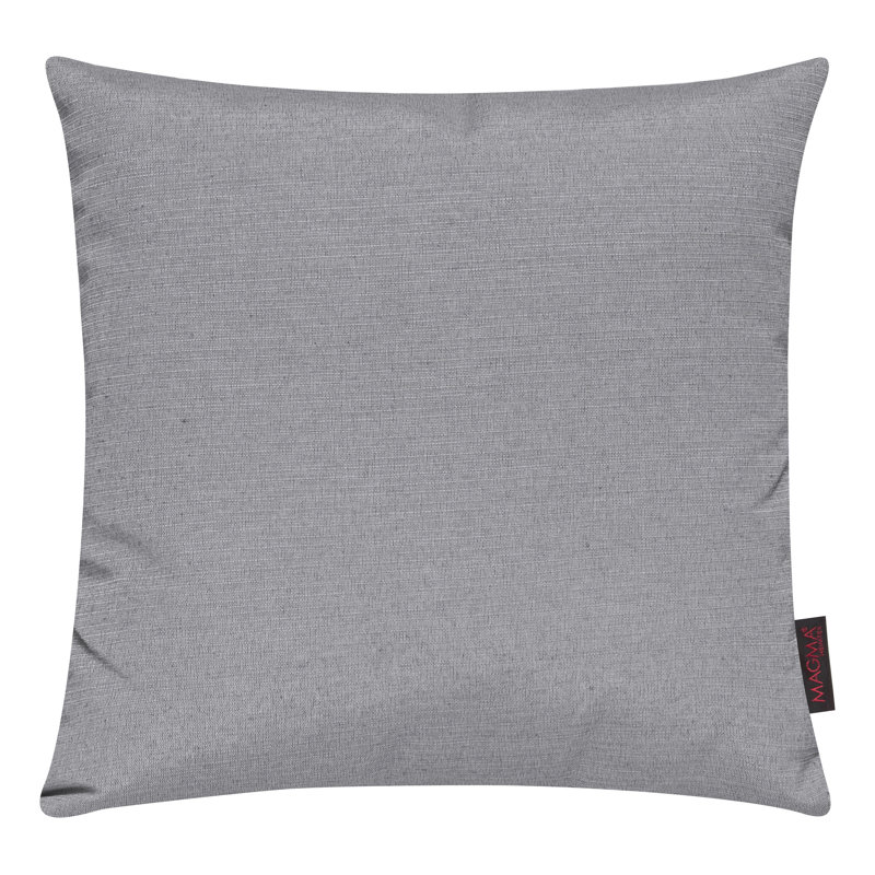 Fino Reversible Throw Pillow, Gray, 15" x 15"