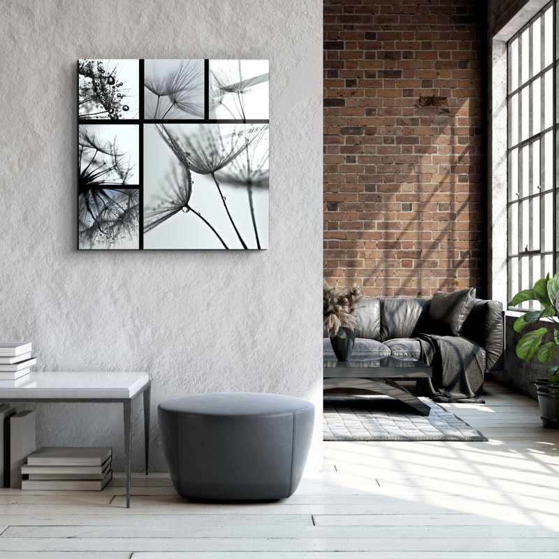 Stunning Decorative Tempered Glass Painting, 19.7 x 19.7 Inches | 100% Tempered Glass, Thickness: 0.16 Inches | UV Printing for Vibrant Colors | Perfect for Home Décor, Living Room or Office Wall Art