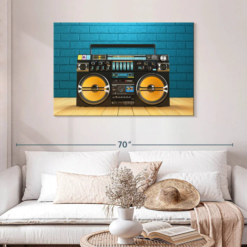 Abarca Boombox Player, 30" H x 45" W