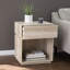 Table de bout, table d'appoint avec station de charge
