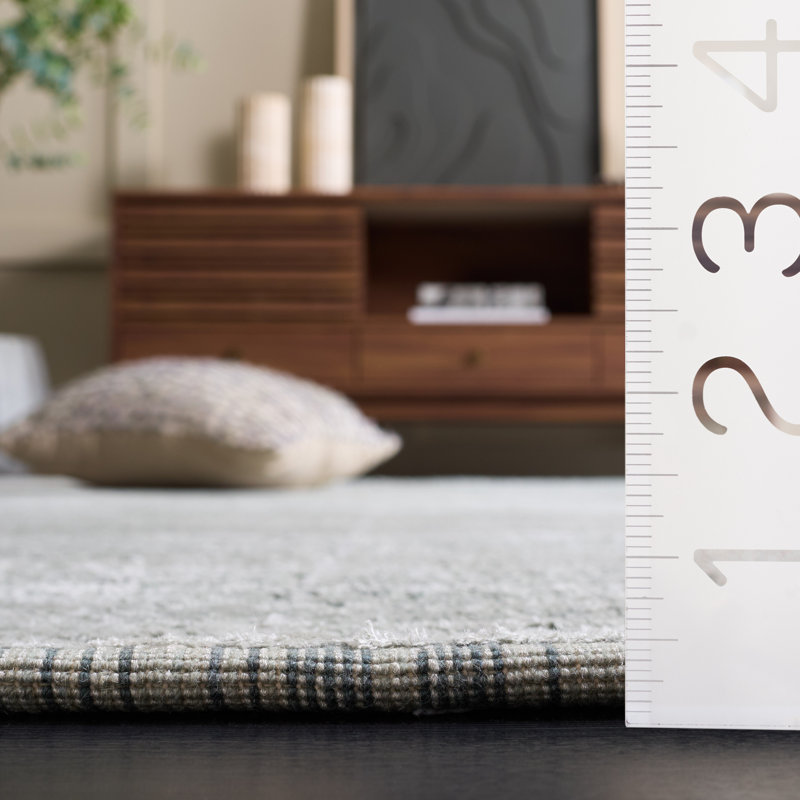 Tapis en viscose tissé à la main Artic, Rectangle 8 pi x 10 pi