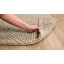 Tapis ivoire tissé à la main Hero-10754327