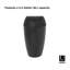 Poubelle pivotante en plastique 2,2 gallons Twirla-37866728