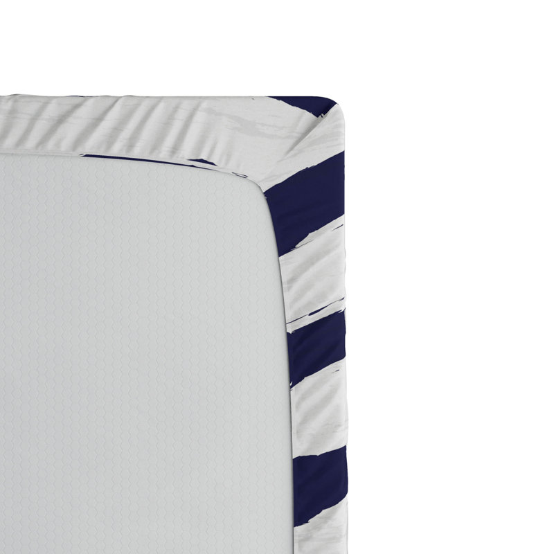 Microfiber Striped Fitted Sheet, Twin XL Fitted Sheet