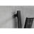Handheld Shower In Matte Black Stainless Steel, 28-inch Slide Bar, 59-inch Hose, Height Adjustable, Functional Spray Settings For Relaxing And Chair Use Adjustable With Multiple Modes Bathing,