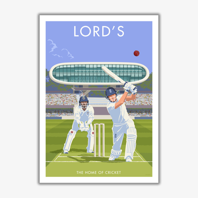 Lord's - Print, No Framed, 50cm H x 40cm W x 3cm D