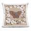 Coussin décoratif imprimé papillon Émergence Beauté, design par Nicole DeCamp-121373651
