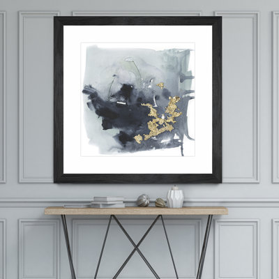 « cerulean & gold i » par victoria borges-cadre photo imprimé sur papier