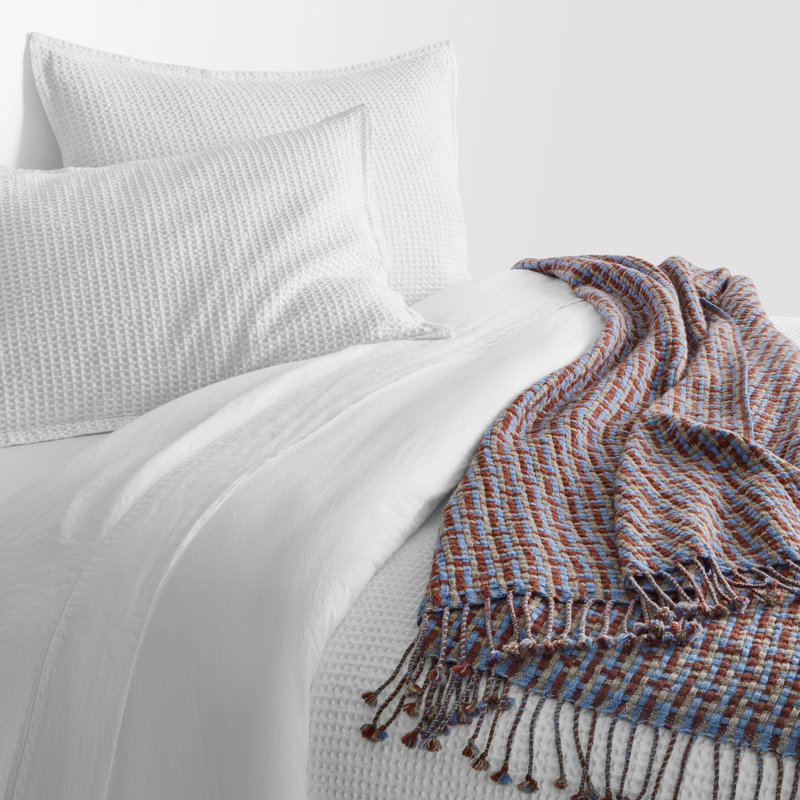 Chaperone Hand Woven Throw Blanket, Purple