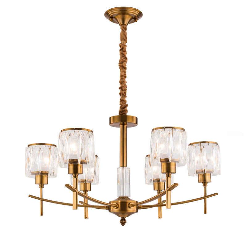 Lustre à intensité variable 6 lumières