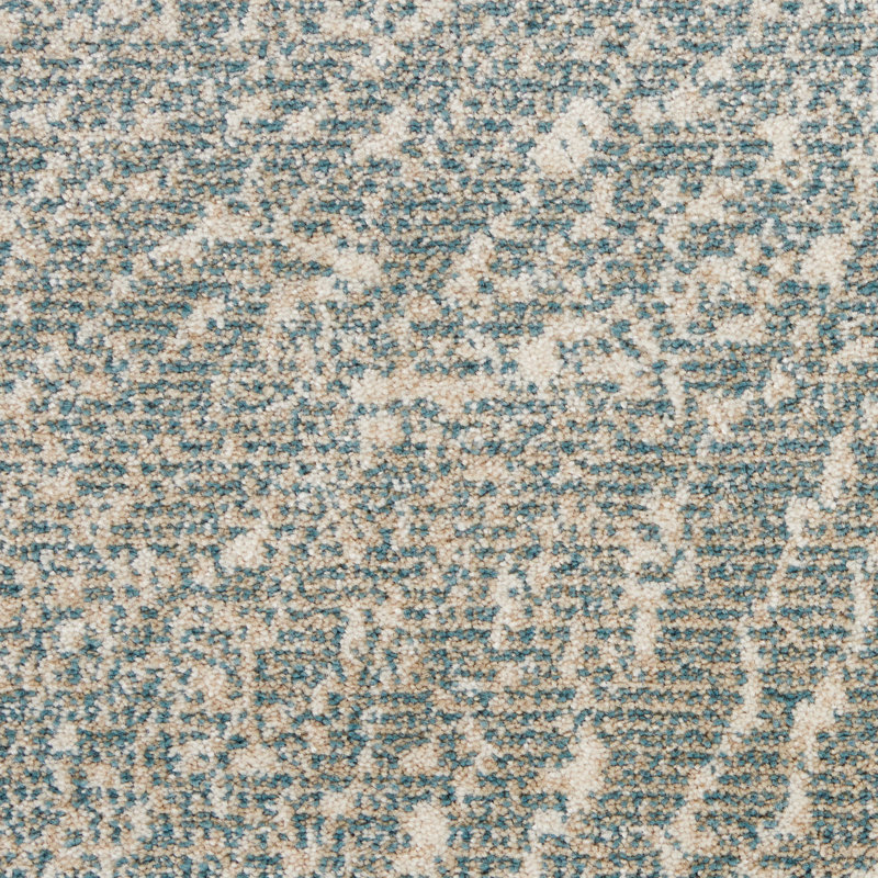 Abstract Elegance 70''x46'' Easy-Care Synthetic Area Rug in Grey
