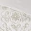 Ensemble de couvre-lit élégant en chenille capitonné ivoire / taupe Elegant