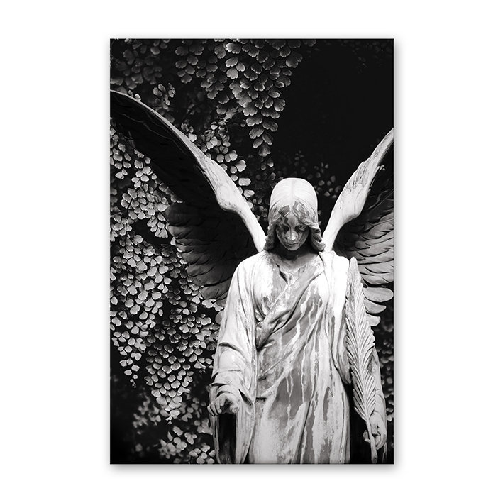 « cemetery ange », impression sur toile