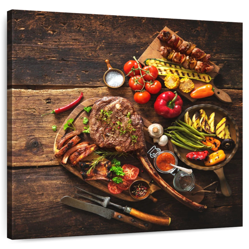 Yarlin Roast Meat And Vegetables, 10'' H x 10'' W