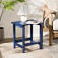 2 pièces Table d'appoint d'extérieur HiPS, table d'appoint de patio durable et résistante aux intempéries pour chaises Adirondack, petite table d'extérieur carrée portante de 200 lb pour cour, piscine, patio, porche, jardin, pelouse, compagnon de détente (ensemble de 2)-117549413