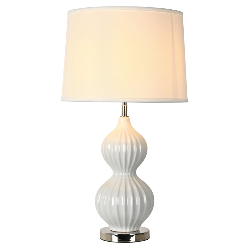 Lampe de table blanche 28,35 "Perugia