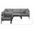 Lareen 90'' Wide Patio Sectional with Cushions-61209907-61209908