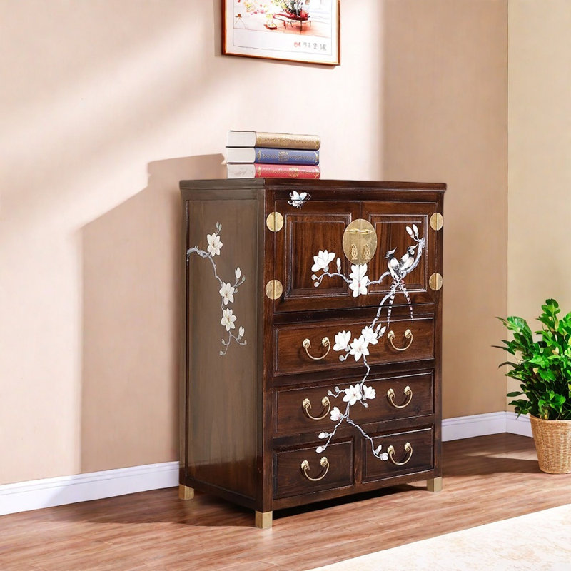 Solid  Camphor Wood Entryway Cabinet