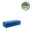 Banc de rangement en velours Mercer41-1948352724