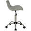 Fauteuil ergonomique - gris, dossier très large, siège pivotant contemporain, bureau juvénile, hauteur réglable