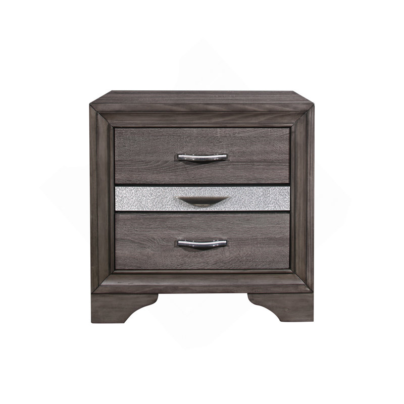 RYDER SPARKLE GREY NIGHTSTAND