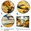 Countryside Yellow Fields In III, reproduction d'art sur toile encadrée-1381570296-1381570287