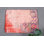 Traditional Turkish Small Wool Rug Ideal For Front Door Or Bathroom With Faded Oushak Design In Red