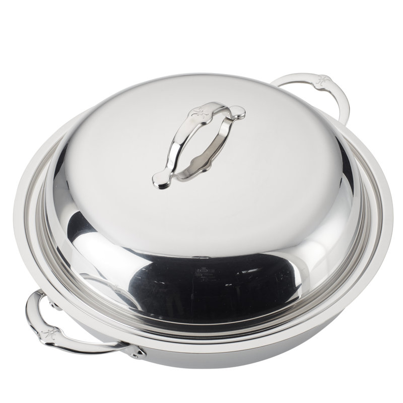 Hestan ProBond 14" Stainless Steel Wok with Lid