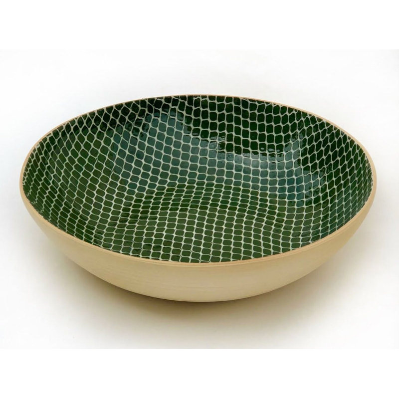 Pine Stoneware Serving Bowl